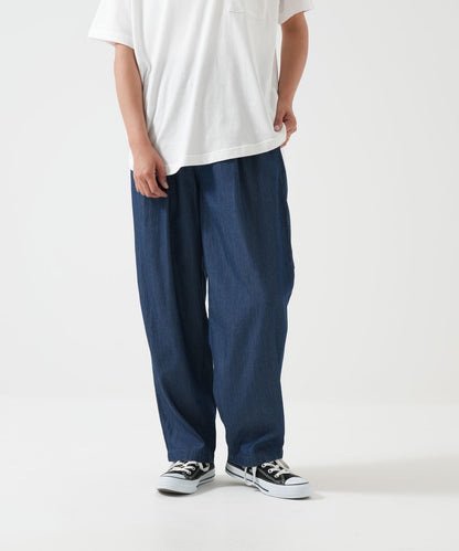 《近日入荷予定》6ozデニムワイドテーパードパンツ