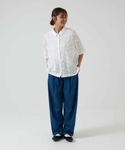 《近日入荷予定》6ozデニムワイドテーパードパンツ