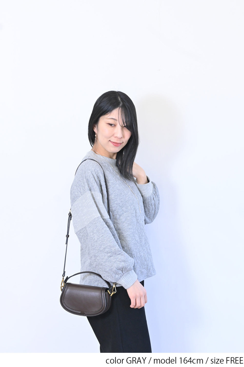 【le colis】ふくれジャガードリブ切替プルオーバー