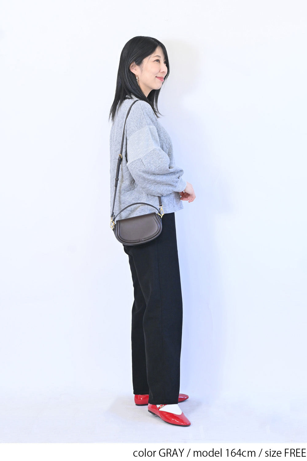 【le colis】ふくれジャガードリブ切替プルオーバー
