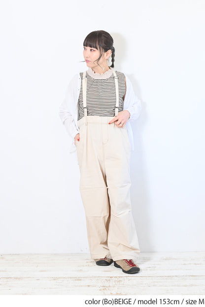 ≪OUTLET SALE≫ Embroidered Lace Collar Shirring Tank