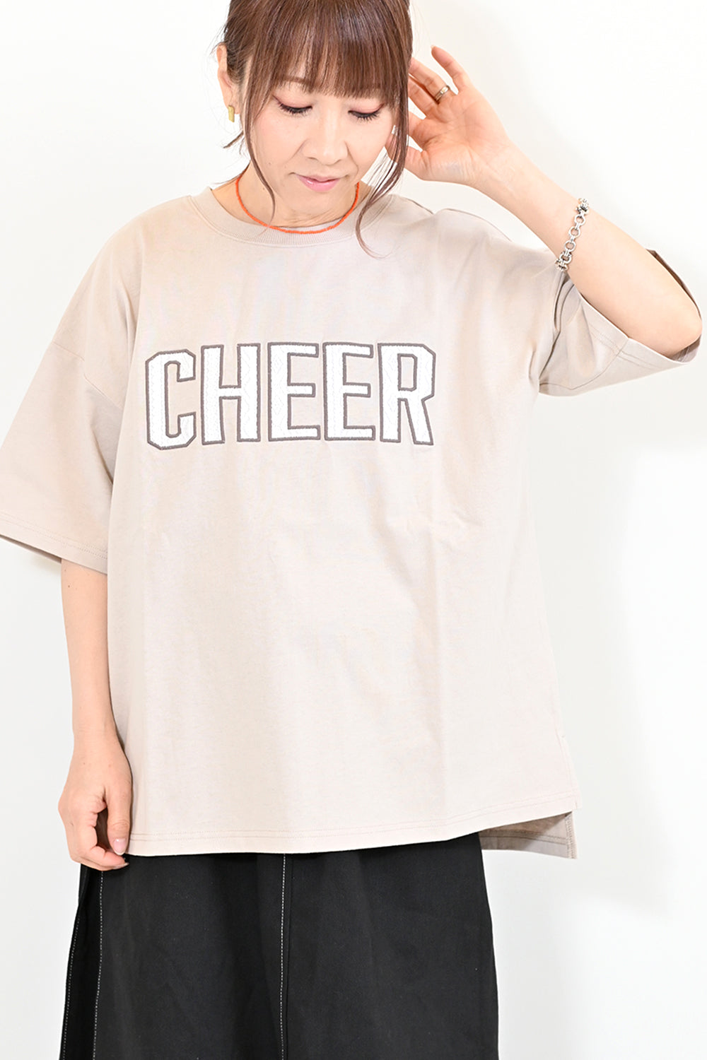 ≪SALE≫Lace Logo Tee