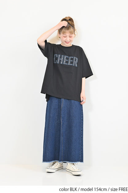 ≪SALE≫Lace Logo Tee