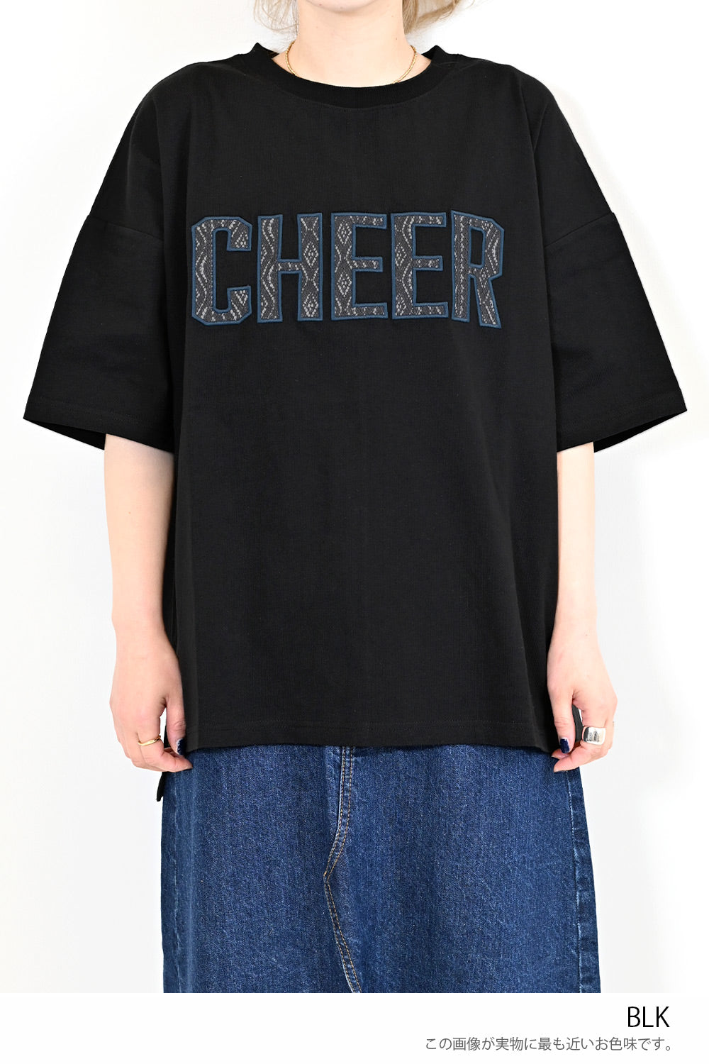 ≪SALE≫Lace Logo Tee