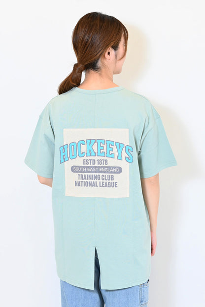 バックアップリケロゴTEE
