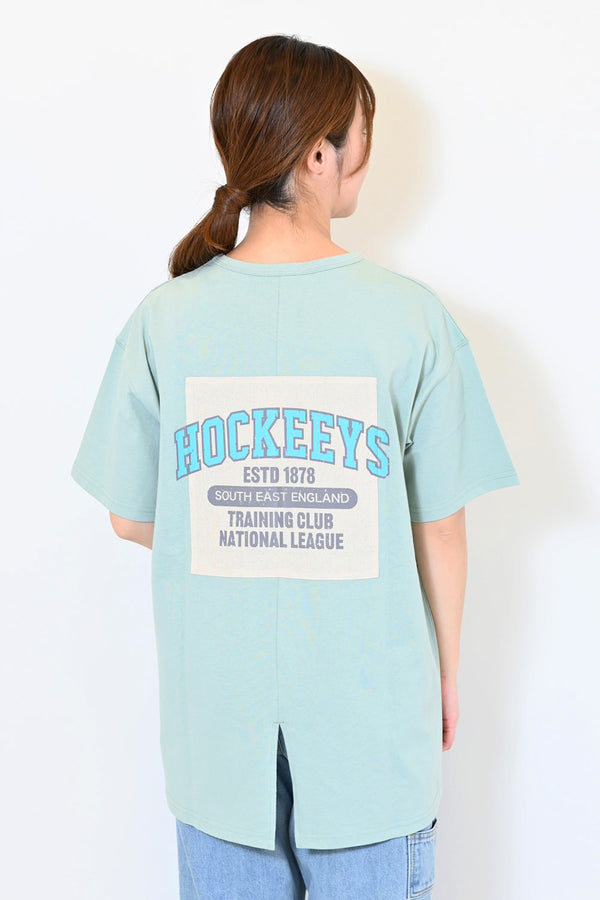 バックアップリケロゴTEE
