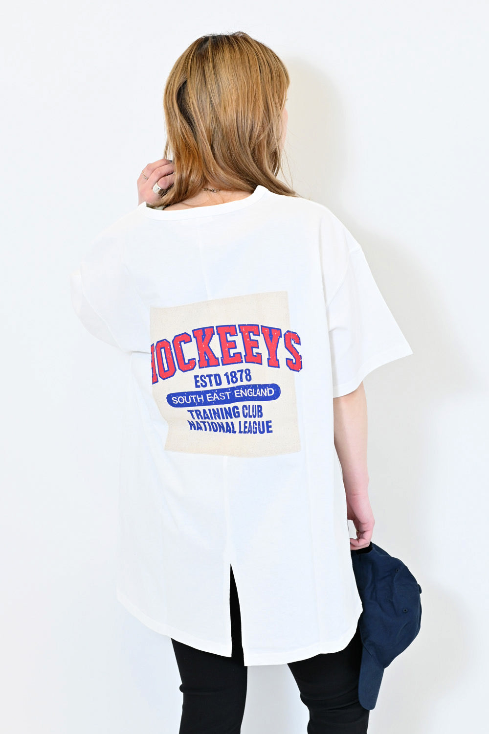 バックアップリケロゴTEE