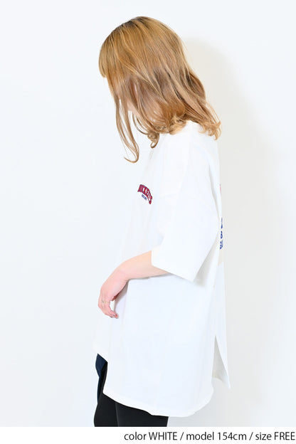 バックアップリケロゴTEE