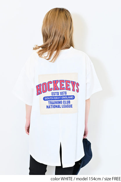 バックアップリケロゴTEE
