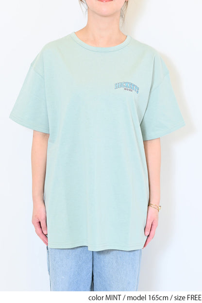 バックアップリケロゴTEE
