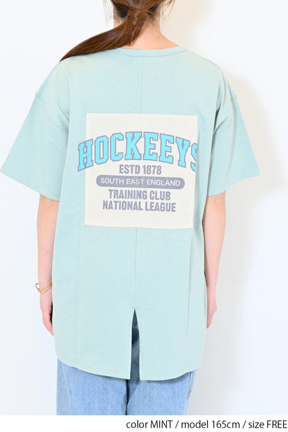 バックアップリケロゴTEE