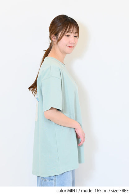 バックアップリケロゴTEE