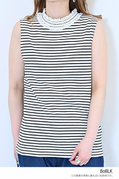 ≪SALE≫シャーリングレースタンク