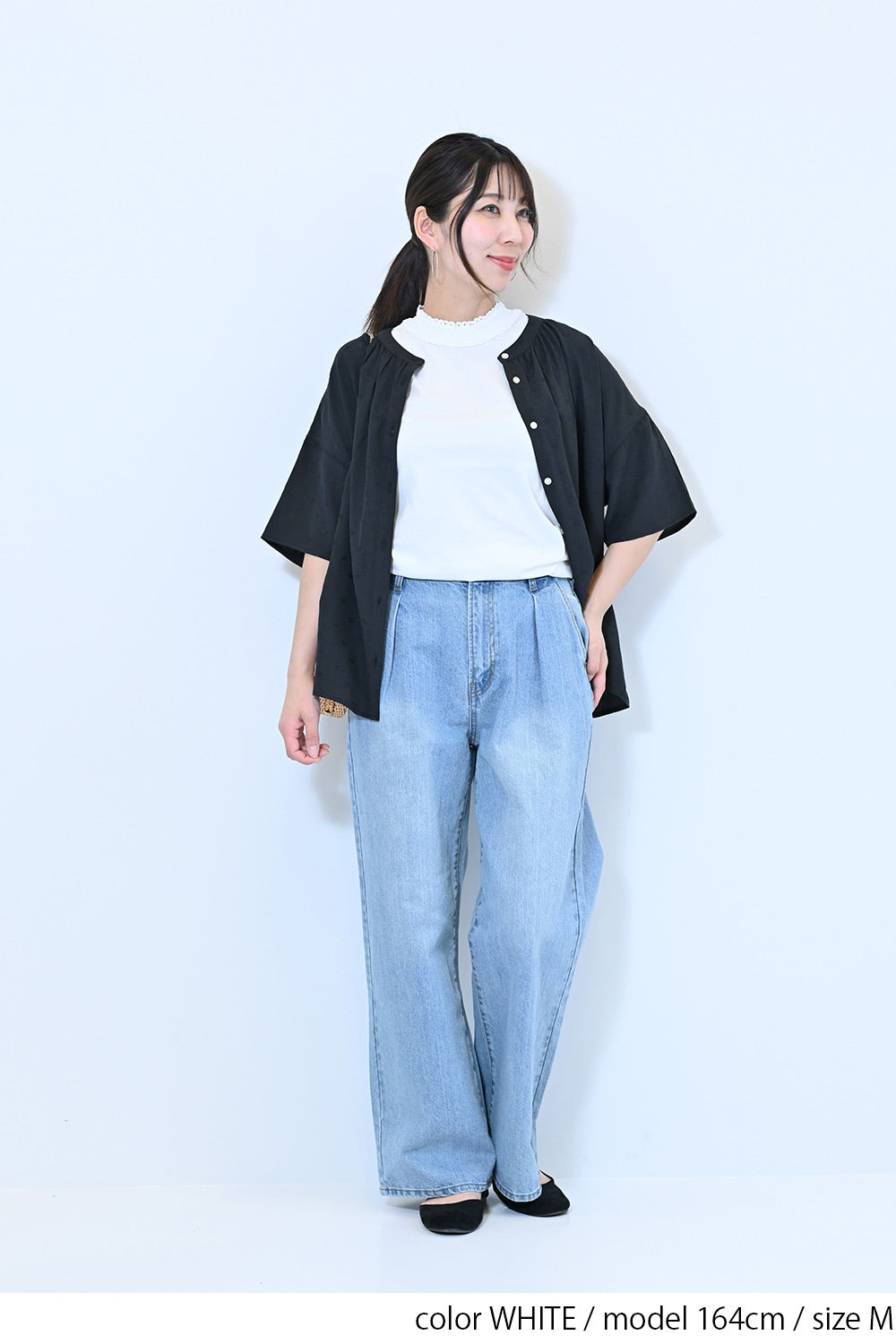 ≪SALE≫シャーリングレースタンク