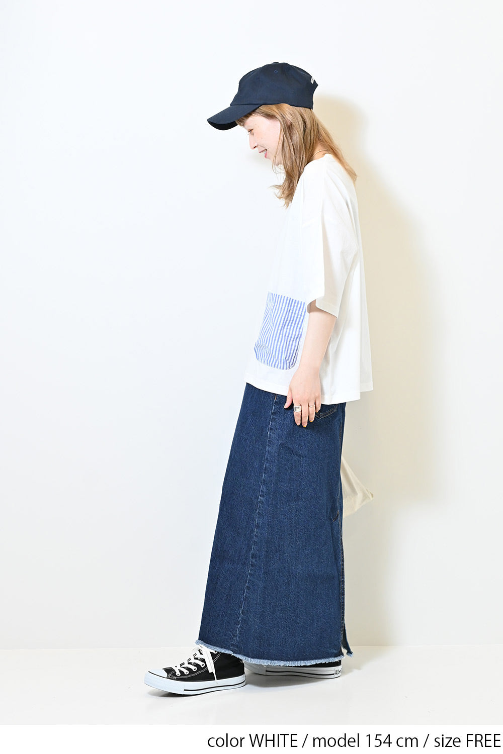 WHITE / 154cm / FREE