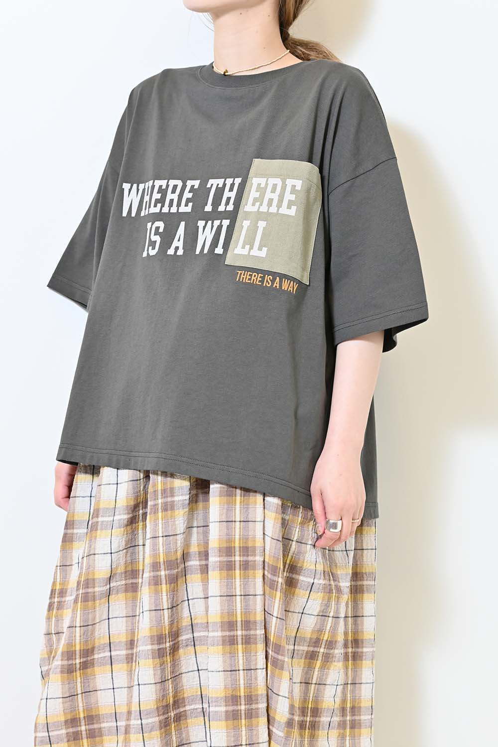 ≪SALE≫ Color Pocket Print Tee