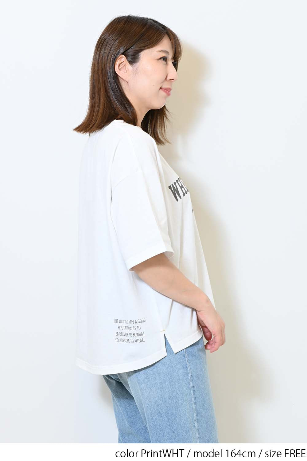 ≪SALE≫ Color Pocket Print Tee