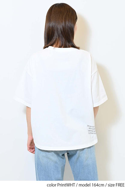 ≪SALE≫ Color Pocket Print Tee