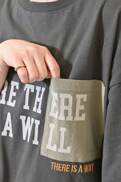 ≪SALE≫ Color Pocket Print Tee