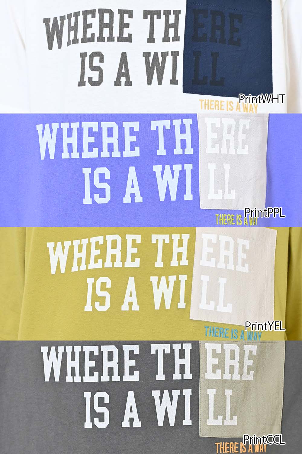 ≪SALE≫ Color Pocket Print Tee