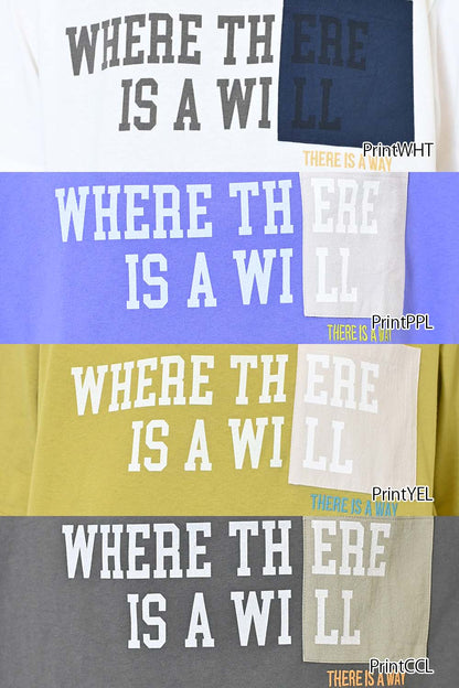 ≪SALE≫ Color Pocket Print Tee
