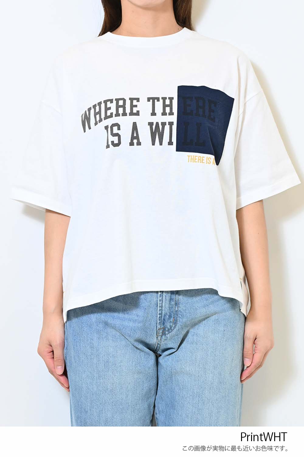 ≪SALE≫ Color Pocket Print Tee