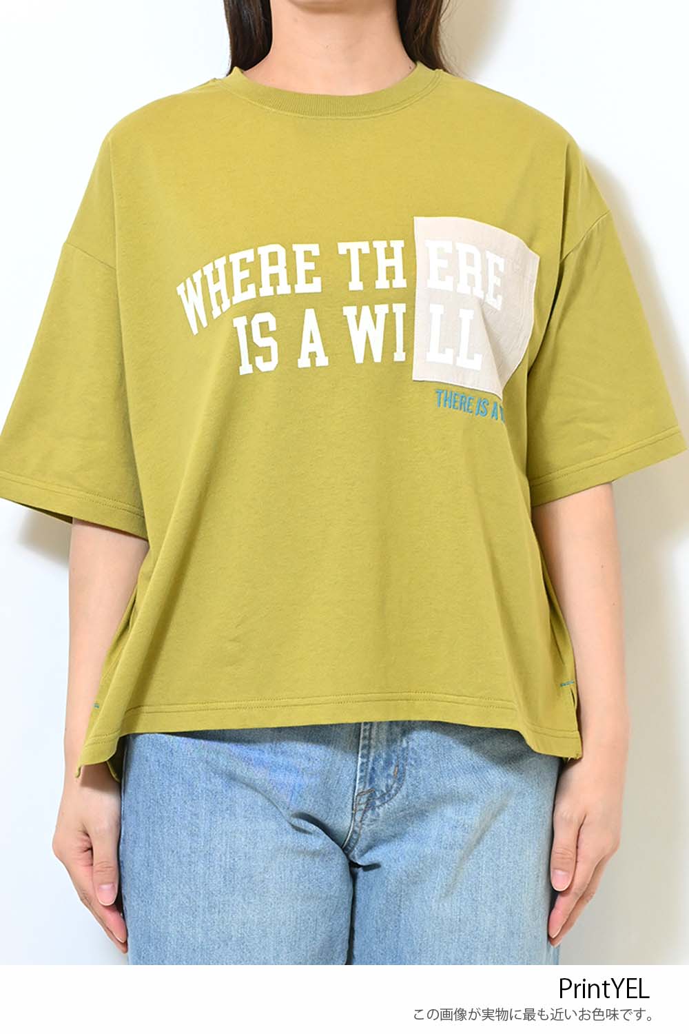 ≪SALE≫ Color Pocket Print Tee