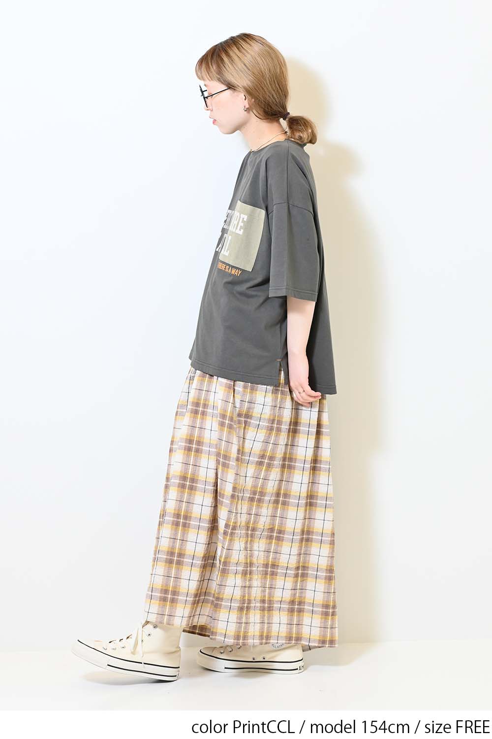 ≪SALE≫ Color Pocket Print Tee