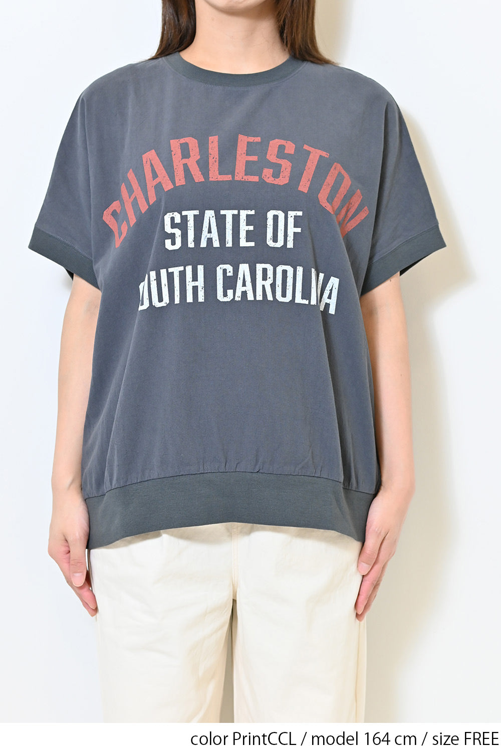 ≪SALE≫ Woven Print Tee