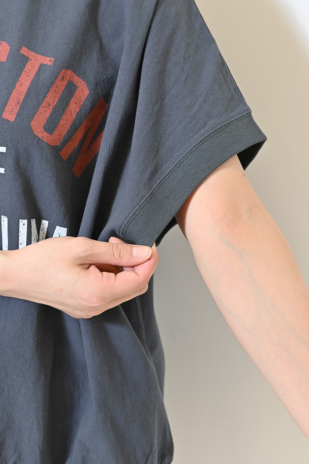 ≪SALE≫ Woven Print Tee