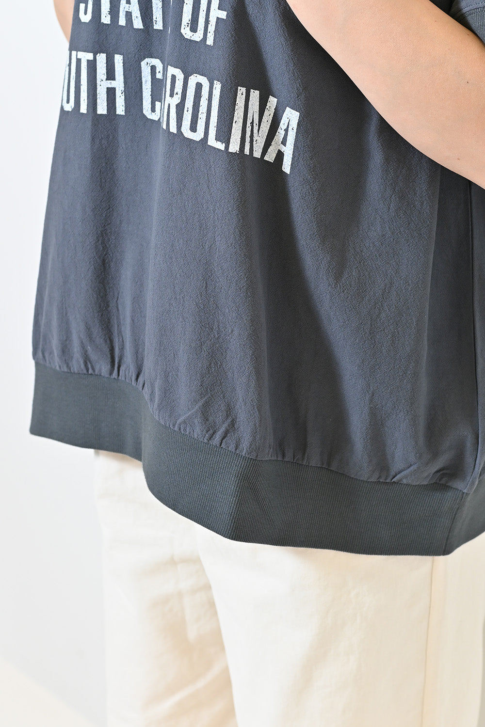 ≪SALE≫ Woven Print Tee
