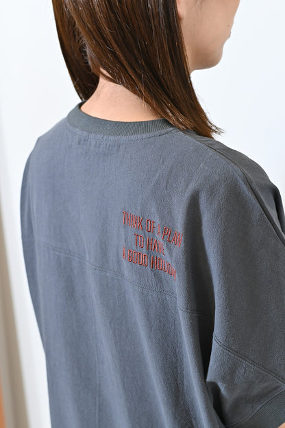 ≪SALE≫ Woven Print Tee