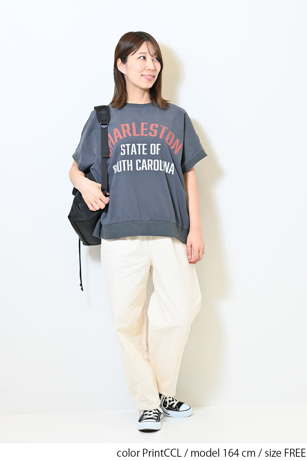 ≪SALE≫ Woven Print Tee