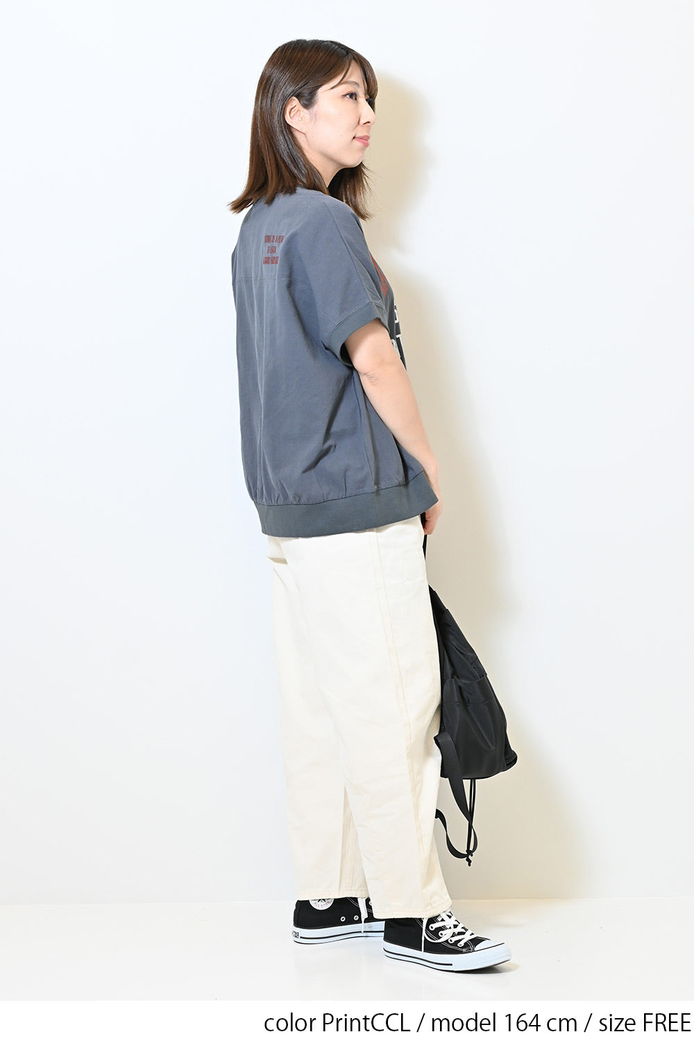 ≪SALE≫ Woven Print Tee
