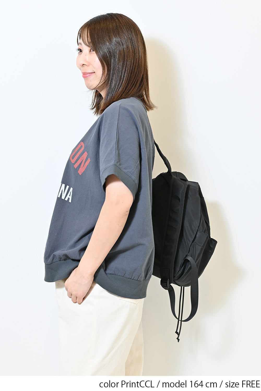 ≪SALE≫ Woven Print Tee