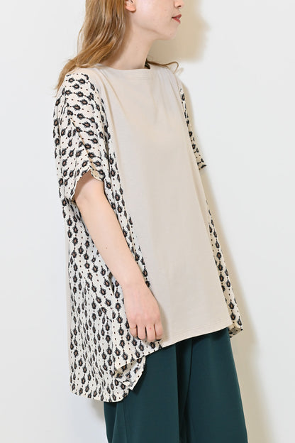 ≪SALE≫ Side Print Panel Pullover