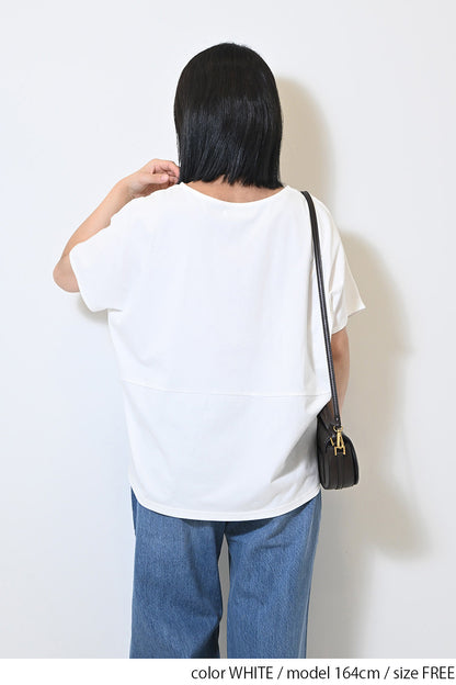 ≪OUTLET SALE≫ Lace Panel Loose Pullover