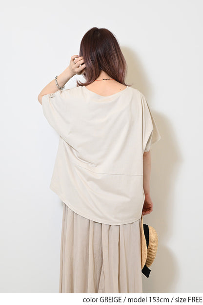 ≪OUTLET SALE≫ Lace Panel Loose Pullover