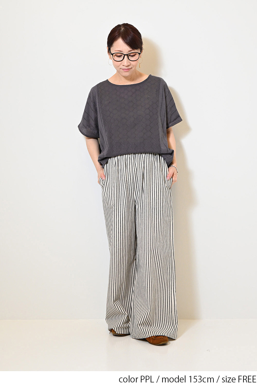 ≪OUTLET SALE≫ Lace Panel Loose Pullover