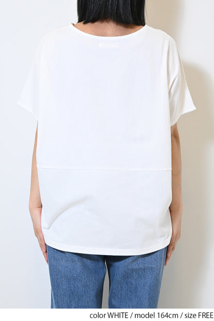 ≪OUTLET SALE≫ Lace Panel Loose Pullover