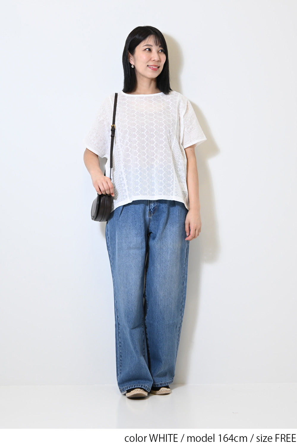 ≪OUTLET SALE≫ Lace Panel Loose Pullover