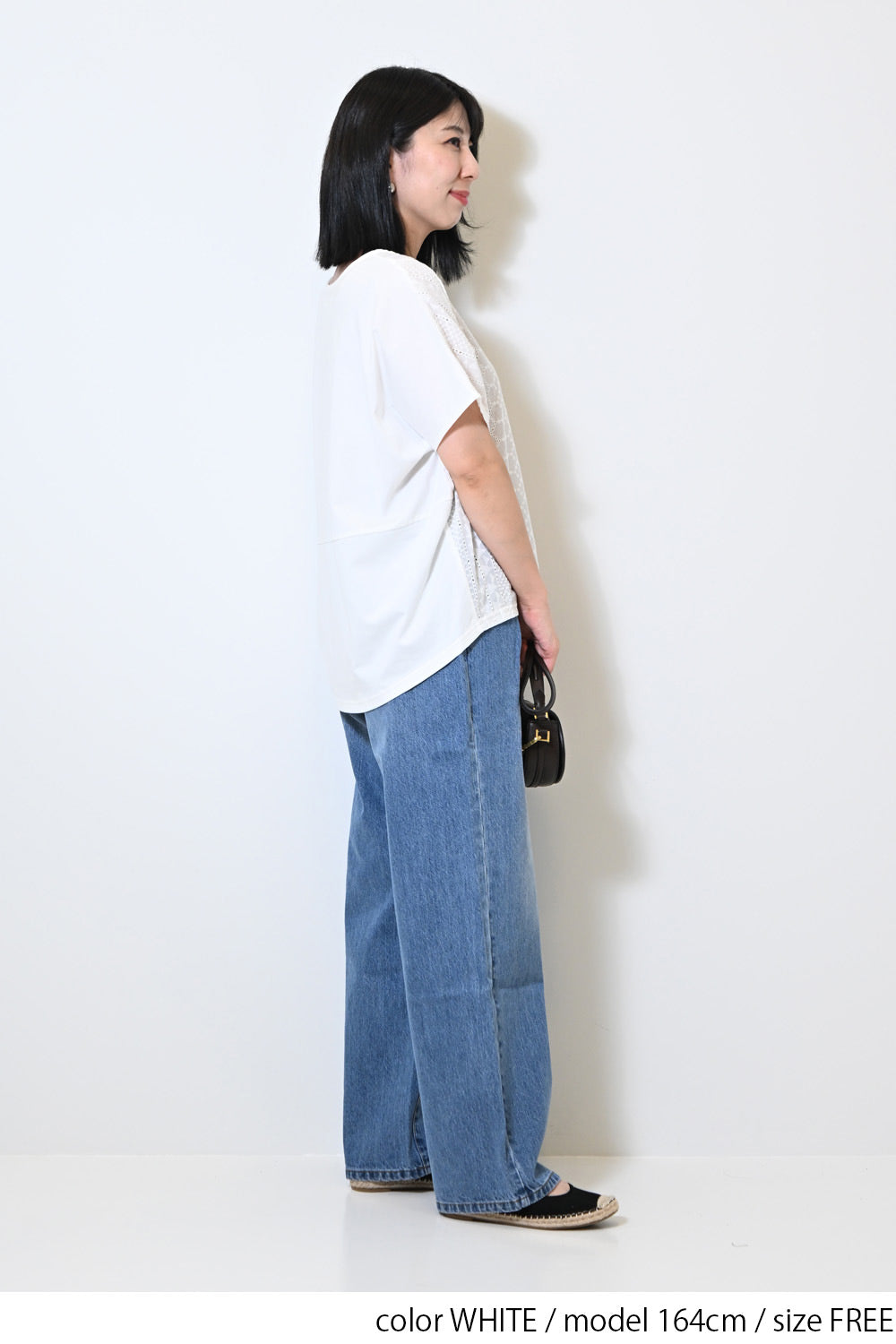 ≪OUTLET SALE≫ Lace Panel Loose Pullover