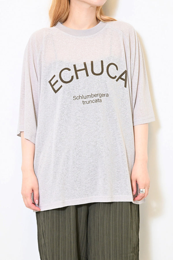 ≪SALE≫シアー梨地ロゴプルオーバー