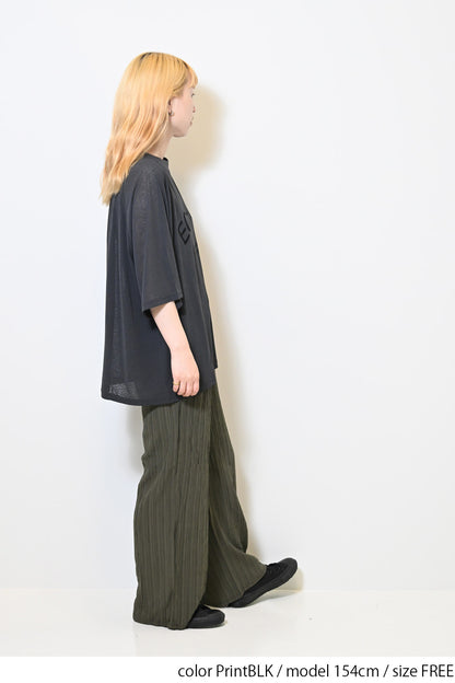 ≪SALE≫シアー梨地ロゴプルオーバー