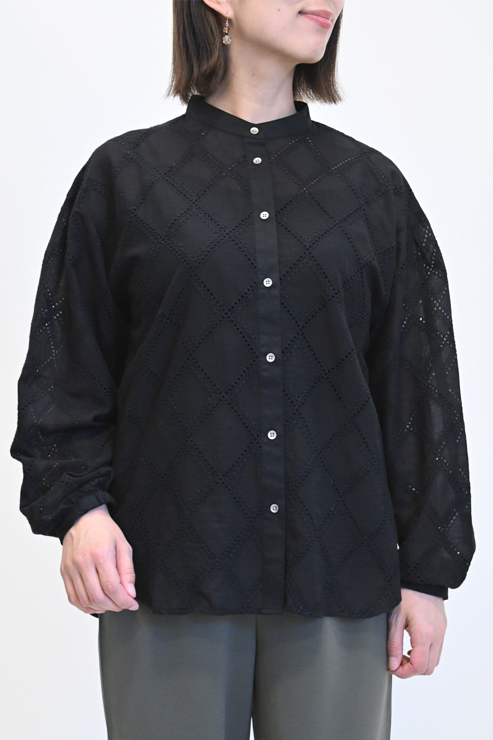 litmus Her Praha シースルーブラウス ブラック litmus Her Praha シースルーブラウス ブラック