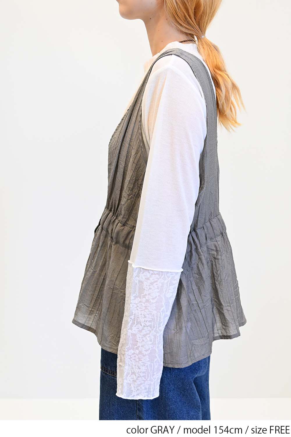 GRAY / 154cm / FREE