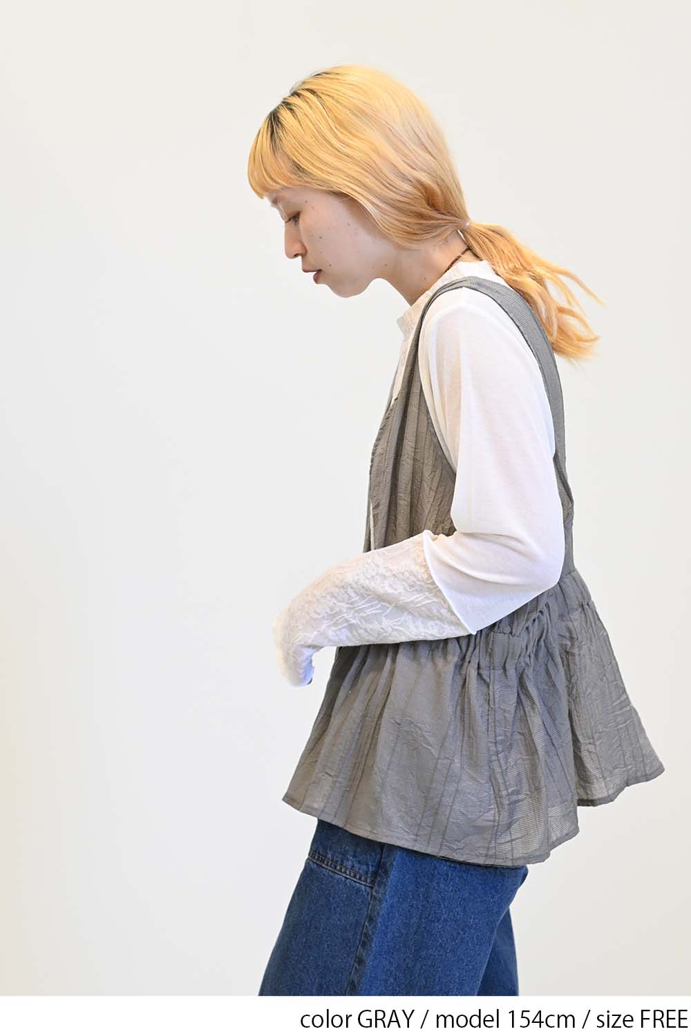 GRAY / 154cm / FREE