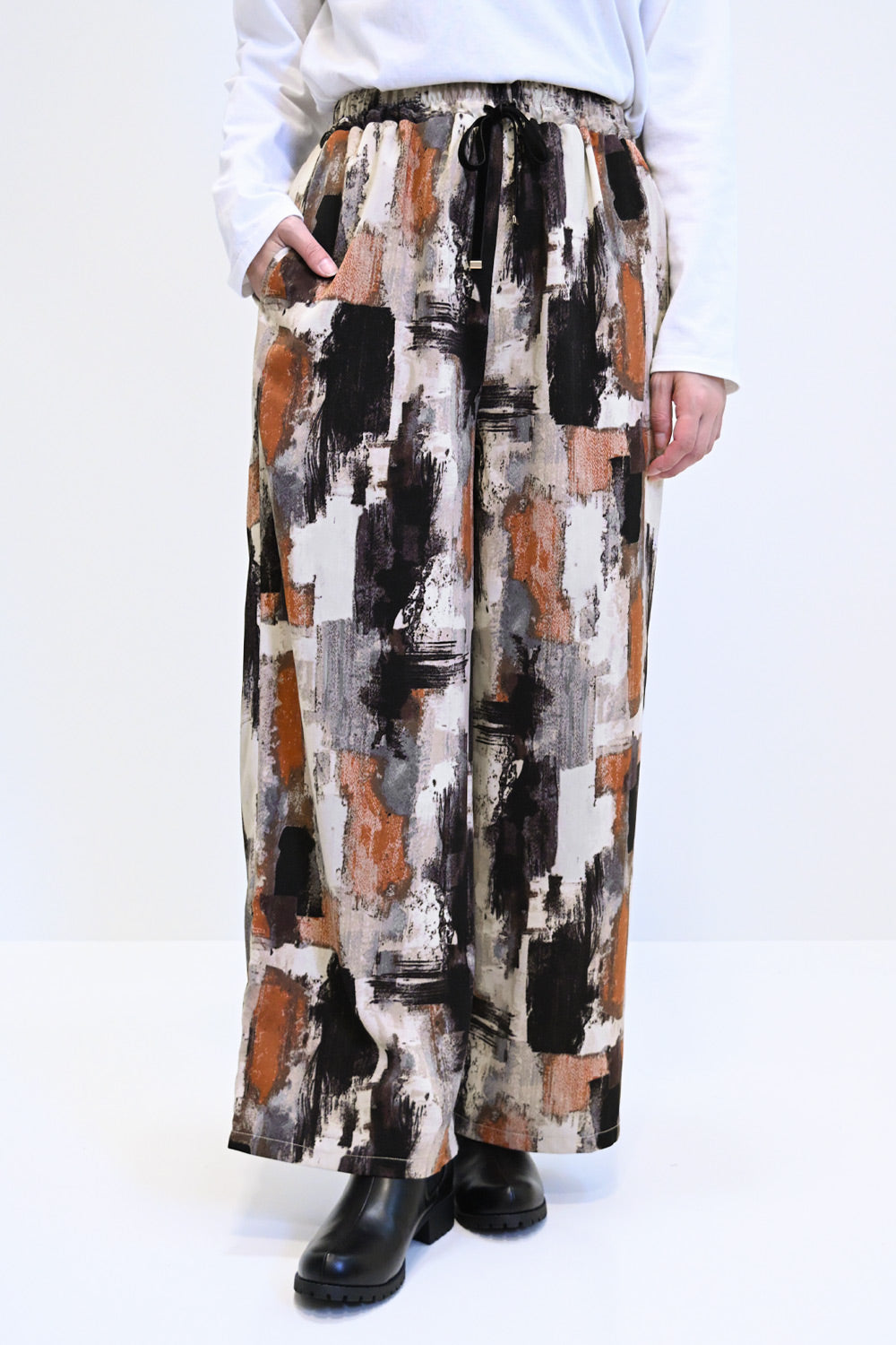 ≪SALE≫Patterned Easy Pants