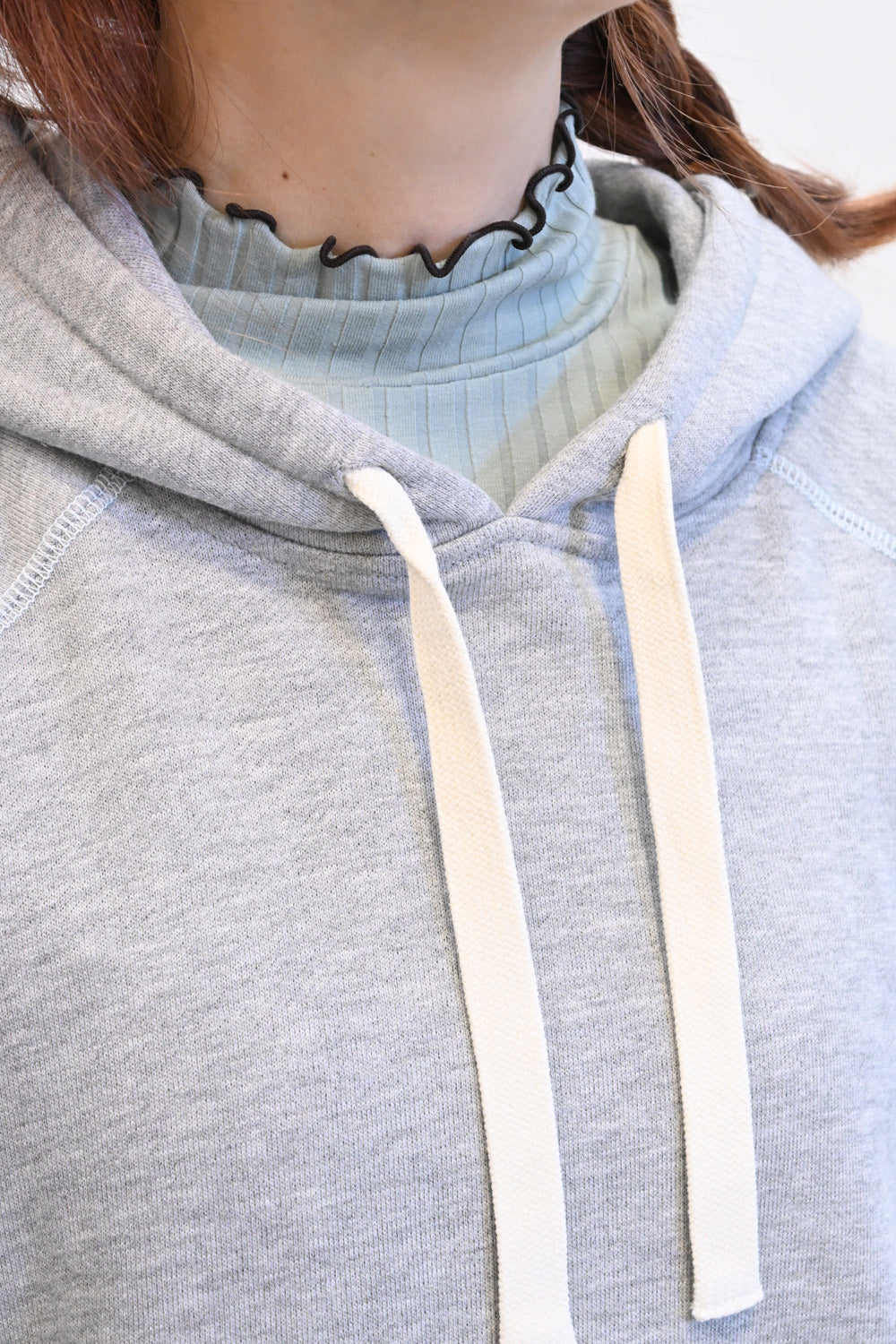 ≪SALE≫ Slub Fleece Hooded Vest