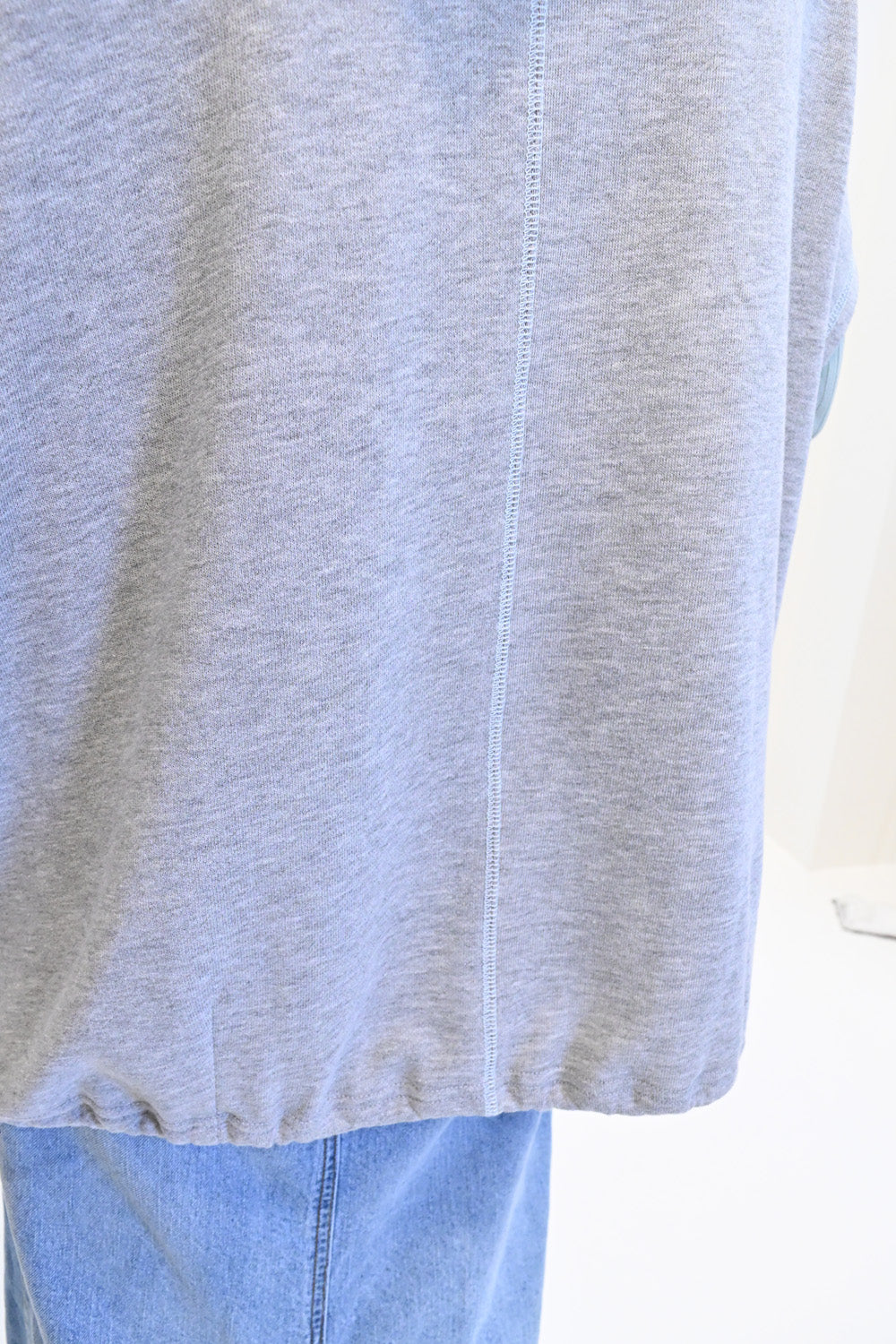 ≪SALE≫ Slub Fleece Hooded Vest